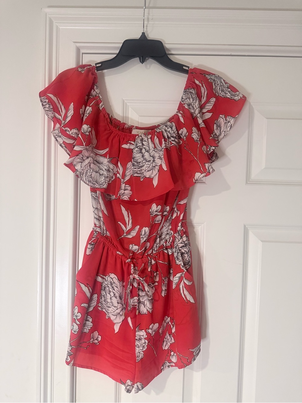 Yumi Kim Floral Off-the-Shoulder Romper – Size XS
